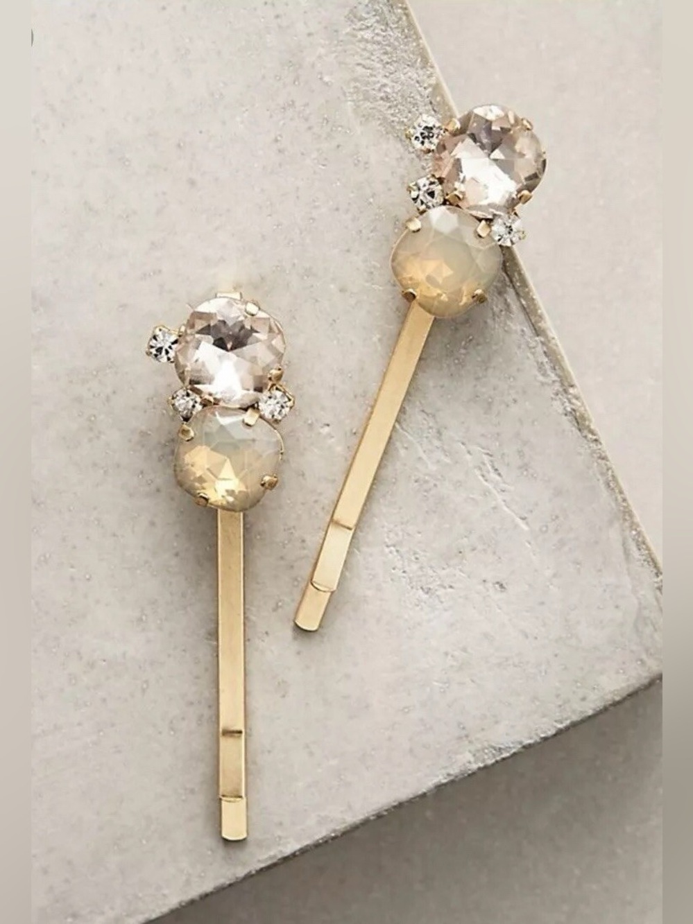 Anthropologie BHLDN Raine Glitz Bobby Pin Set
